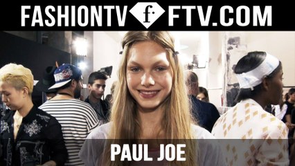 Backstage at Paul Joe Spring 2016 Paris Fashion Week | FTV.com