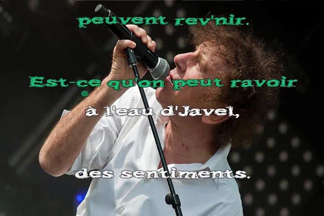 Alain Souchon L'amour à La Machine Karaoké Joseph BULLA