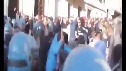 19 febbraio 2015: ultras del Feyenoord devastano il centro di Roma