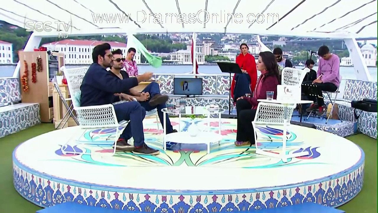 Hamza Abbasi and Humayun Saaed at Sunrise from Istanbul - part 2