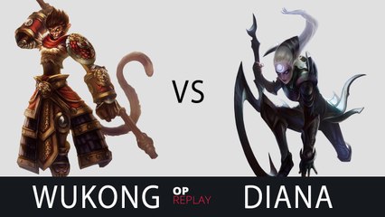 Wukong vs Diana - SKT T1 Faker EUW LOL Master