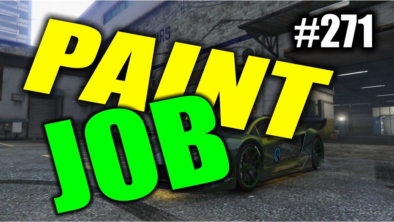 GTA 5 PAINT JOB GERMAN - GTA 5 ONLINE PAINT JOB BY YOUTUBE.DE/ONKELZOCKer - GERMAN GAMEPLAY