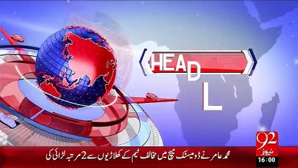Headlines - 04:00 PM – 14 Oct 15 - 92 News HD