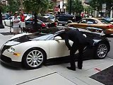 Bugatti Veyron test drive accident