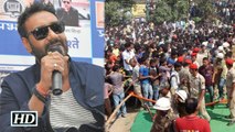 Ajay Devgn REACTS as Clash erupts at his rally in Bihar