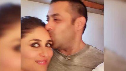 Salman Khan KISSES Kareena Kapoor In A CUTE SELFIE