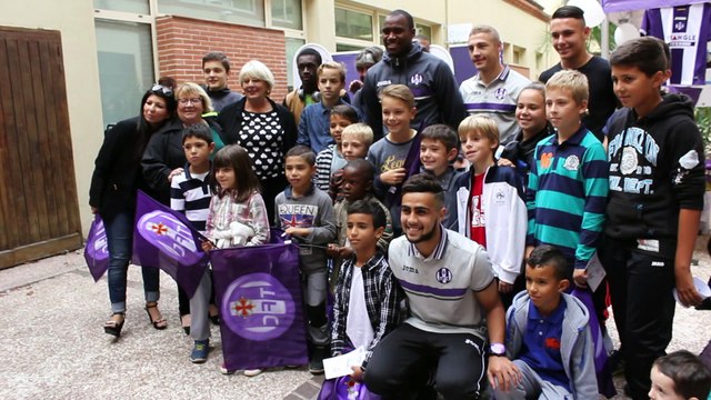 Séance de dédicace avec les joueurs du TFC