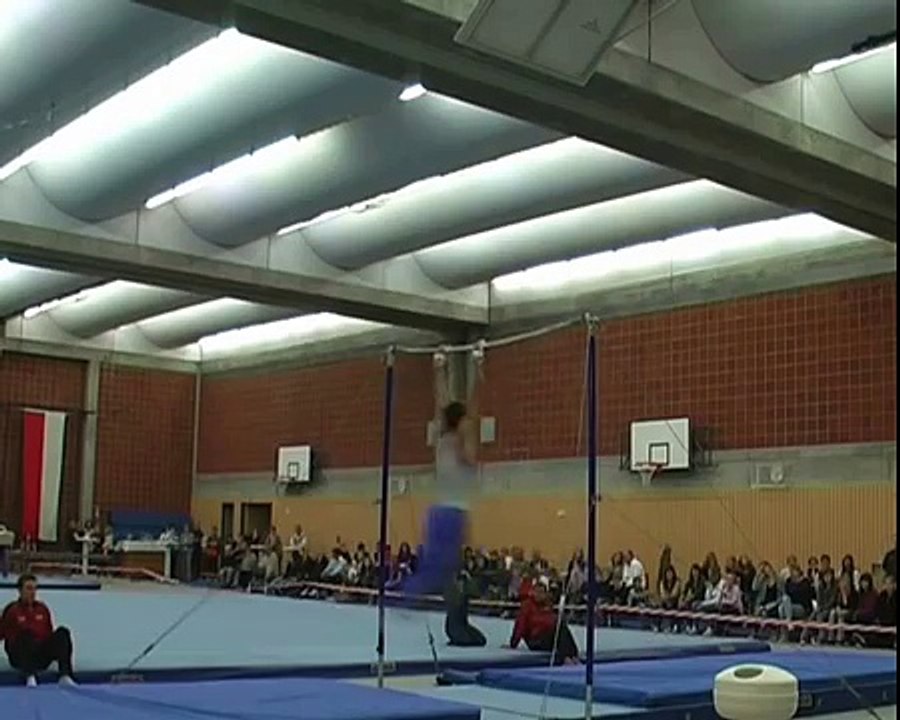 boy doing Horrible Gymnastic Accident