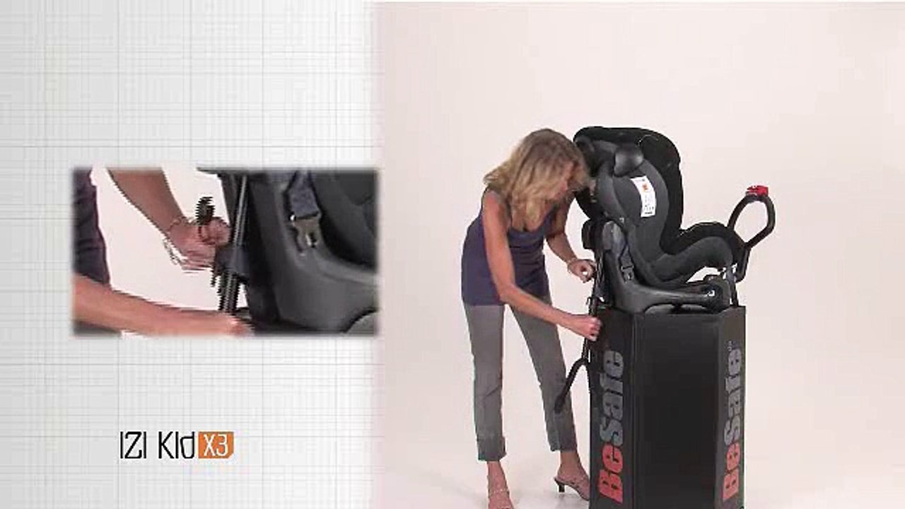 Siège auto dos route iZi Kid X3 de BeSafe pour les enfants de 6 mois à 4 ans