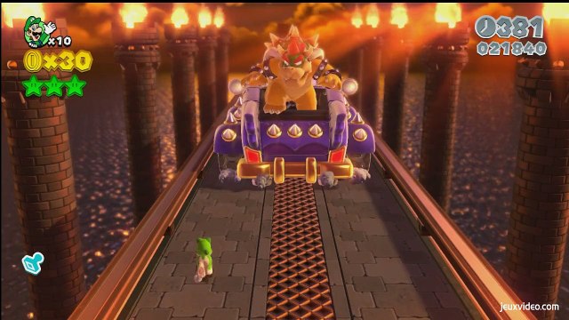 Super Mario 3D World - Monde 1-Bowser