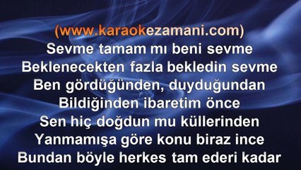 Kutsi - O Kişi - 2013 TÜRKÇE KARAOKE