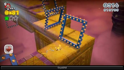 Super Mario 3D World - Part 12 HD - 100% Walkthrough - World 5 (5-B, 5-6, 5-7, 5-C) Green Stars & Stamps