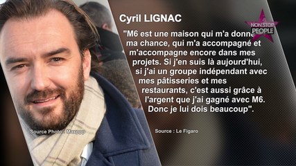 Cyril Lignac : "Je dois beaucoup à M6"
