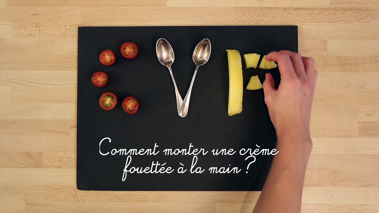 Comment monter une crème fouettée à la main ?