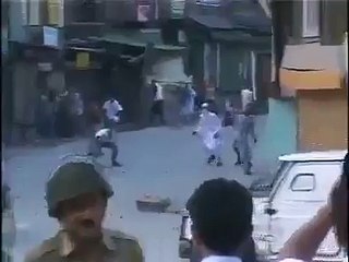 Protest against indian army's oppression of Kashmiris