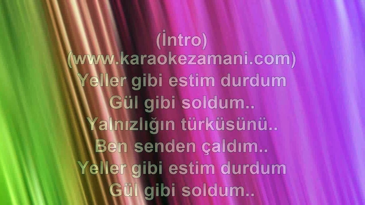 Mahsun Kırmızıgül - Ağlama Sen - 2003 TÜRKÇE KARAOKE