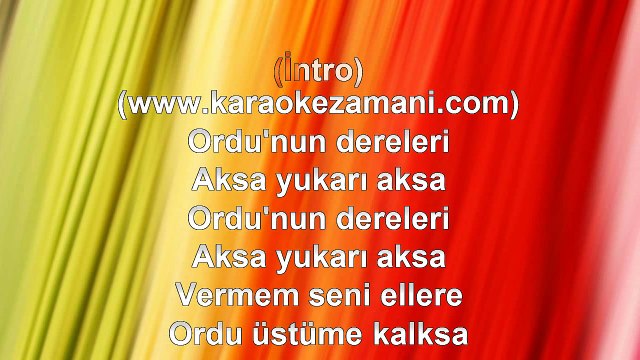 Mahsun Kirmizigül - Ordunun Dereleri - 2002 TÜRKÇE KARAOKE