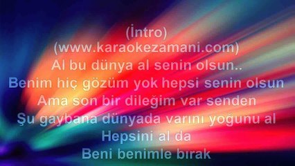 Manga - Beni Benimle Bırak - (2012) TÜRKÇE KARAOKE