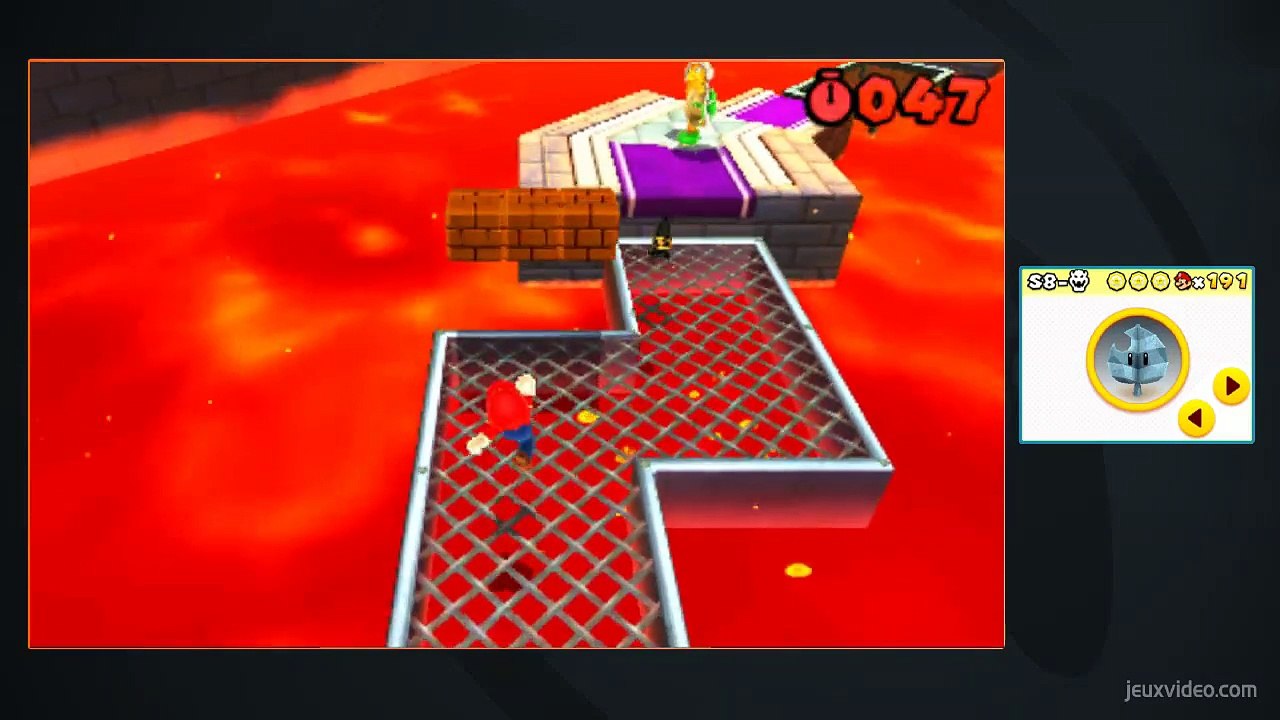 Super Mario 3D Land -103- Monde S8-Château