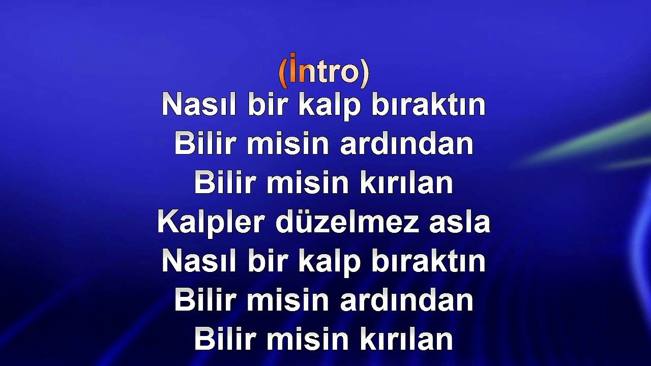 Mehmet Erdem - Sen Mutlu Ol Ne Olur - 2012 TÜRKÇE KARAOKE