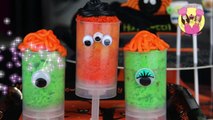 HALLOWEEN MONSTER PUSH POPS cake shooter Tutorial by Charlis crafty kitchen how to DIY