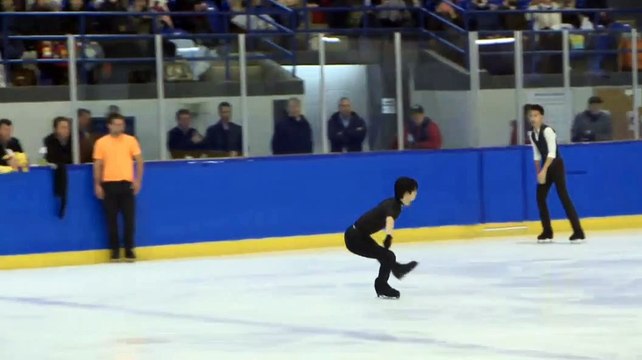 Yuzuru Hanyu Autumn-Classic Practice 20151014 SP run-through