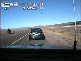 UHP Troopers Dashcam Captures Near Miss Rollover