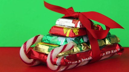 CHRISTMAS CANDY SLED Santa Sleigh crafty gift idea by Charlis Crafty Kitchen how to candy