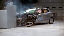 2016 Scion iA small overlap IIHS crash test