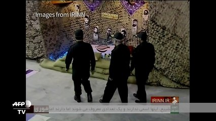 Iran broadcasts footage of underground missile base
