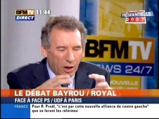Debat Bayrou Royal part2