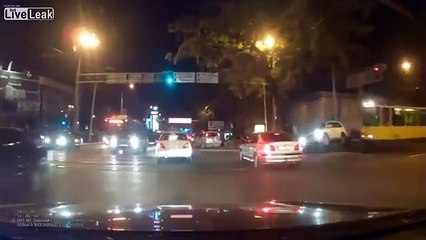 OUT OF CONTROL TRAM CRASHES INTO MULTIPLE CARS
