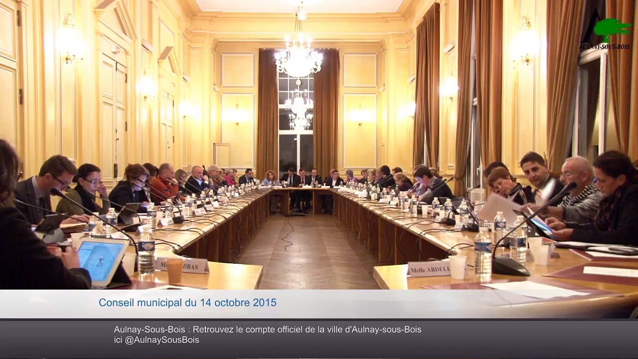 Conseil municipal du 14 octobre 2015