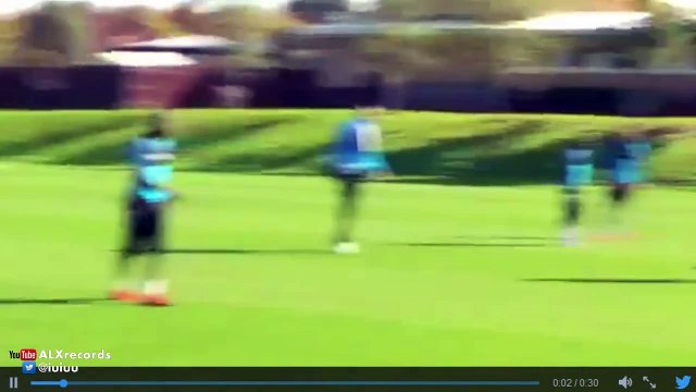 Arsenal goalie Emiliano Martinez hit an incredible volley in Wolves target practice (Video)