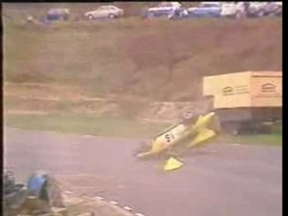 Rallycross Porsche Crash