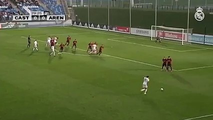 La passe décisive magnifique d'Enzo Zidane avec la Castilla