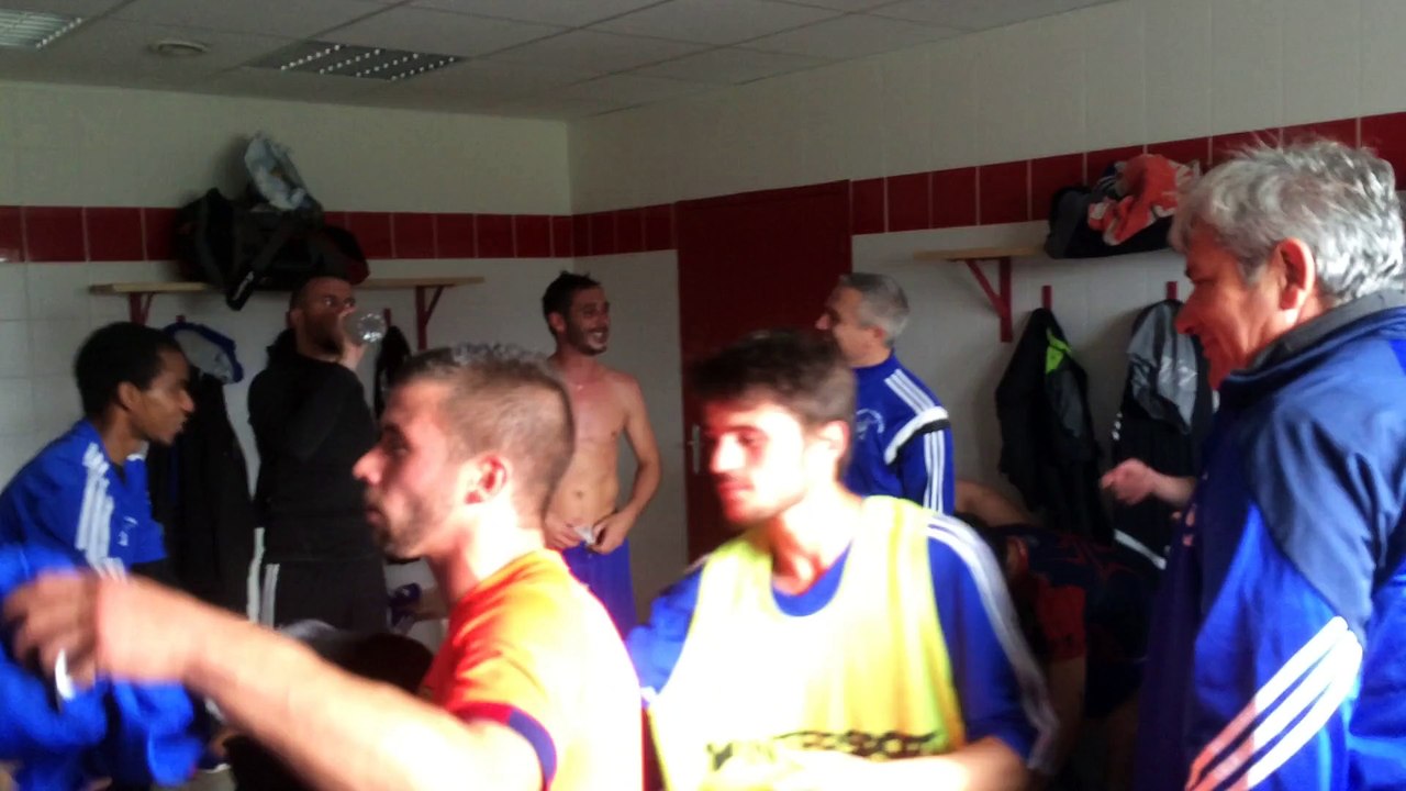 joie après match