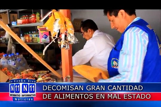 OPERATIVO INOPINADO A LOCALES QUE VENDIAN ALIMENTOS EN MAL ESTADO