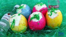 Vodka Slushies in Painted Easter Egg Shells Tipsy Bartender