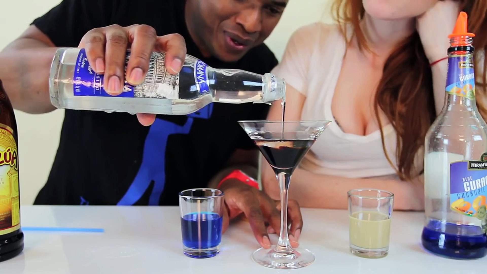 How to make the Flaming Lamborghini Cocktail Tipsy Bartender - Dailymotion  Video