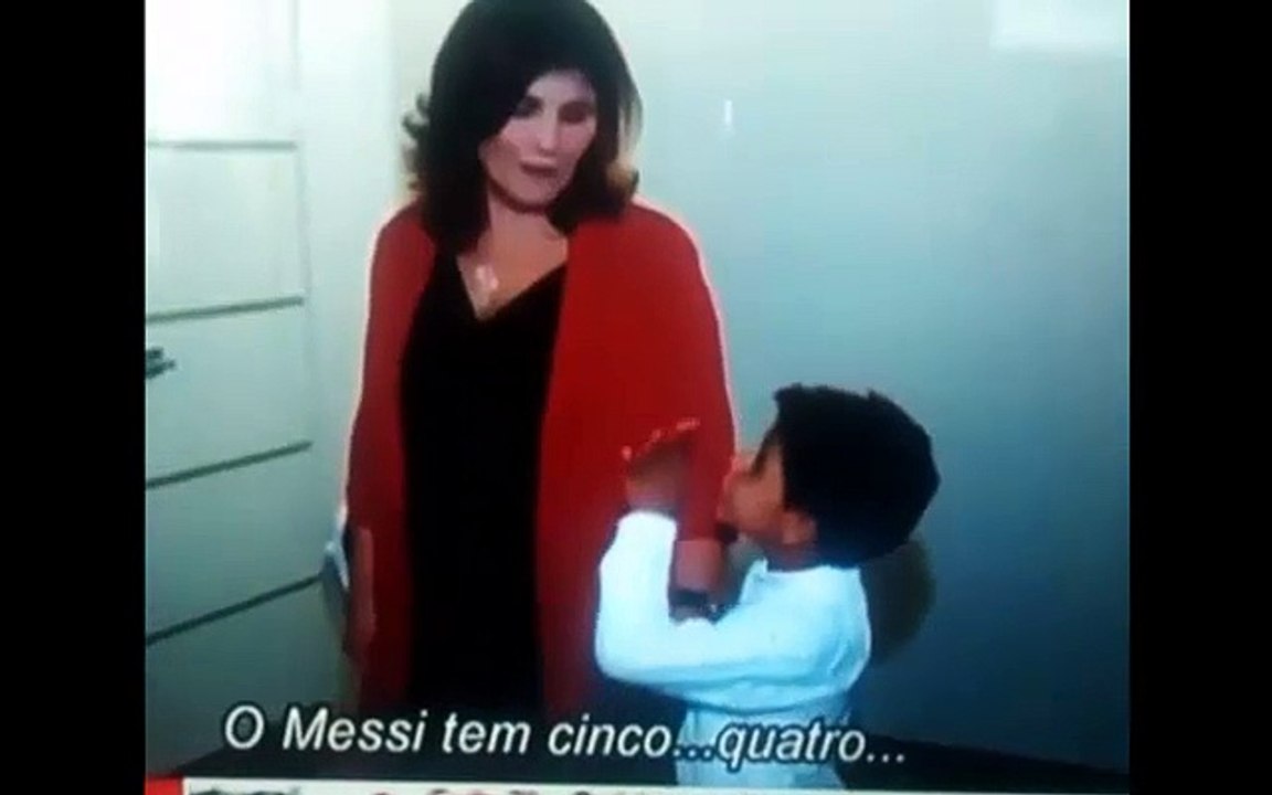 Cristiano Ronaldo's son asks Messi and irritates her grandmother