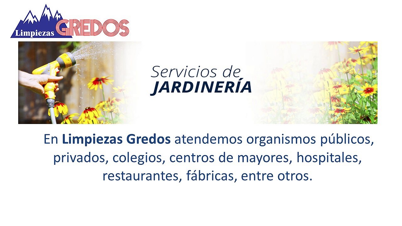 Limpiezas Gredos - Servicios de jardinería - Servicios integrales