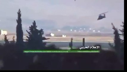 Новые кадры работы Российских "Крокодилов" Ми-24П в Сирии