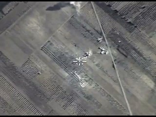 The results of air strikes by firing squad LIH positions in the district of Achan (CAD)