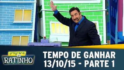 Programa do Ratinho - Tempo de Ganhar - Parte 1