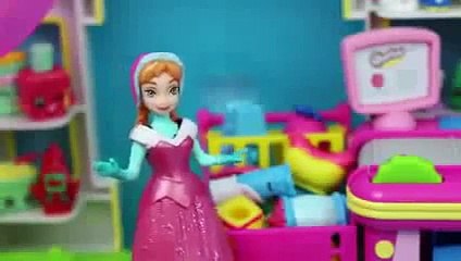 Shopkins Peppa Pig Frozen Anna and Elsa Play Doh Giant Shopkin George Pig Magiclip Dolls