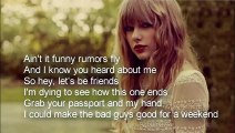Taylor Swift Blank Space (Lyrics)