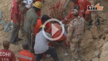 Bayi enam bulan tertimbus tanah runtuh di Karachi