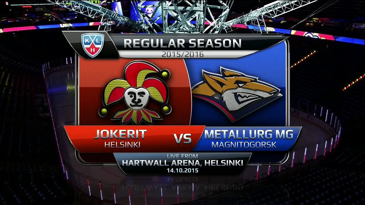 Jokerit vs Metallurg Magnitogorsk Highlights 14.10.2015 RUSSIA: KHL