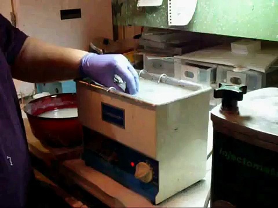 Lost Wax Casting Step 7 of 9 Cleaning the newly cast charms